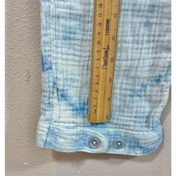 Urban Outfitters Mya Blue Stripe Button-Through Jumpsuit Romper Women’s XS - Picture 12 of 16